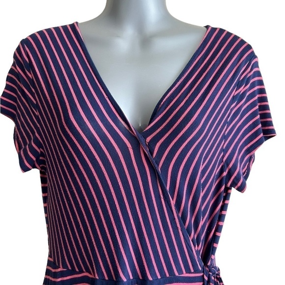 Motherhood Striped Maxi Wrap Dress • Used • Size: Medium - Picture 6 of 8
